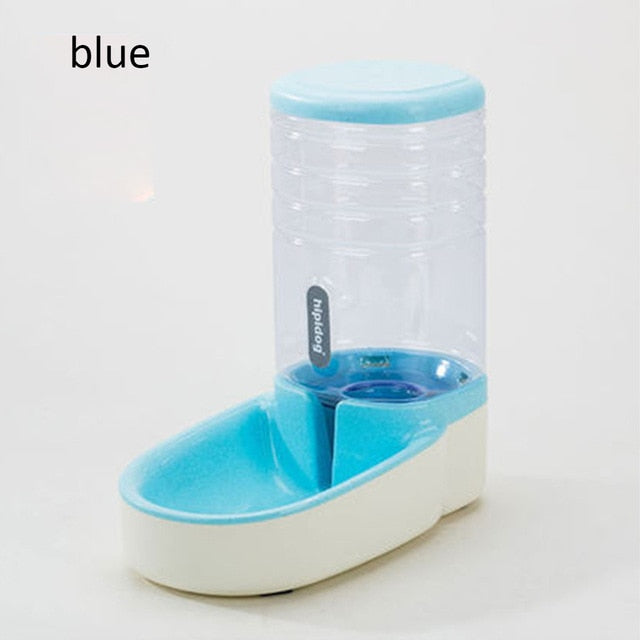 Large Capacity Pet Automatic Feeders For Cat Dog Feeding Bowls Food Water Dispenser Fountain Bottle Anti-Slip Pet Bowl 3.8L