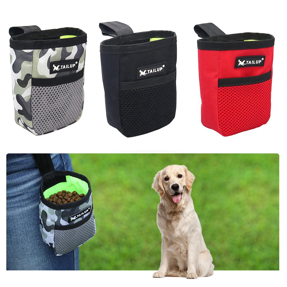 Outdoor Portable Pet Dog Training Snack Bag Feed Reward Waist Treat Pouch