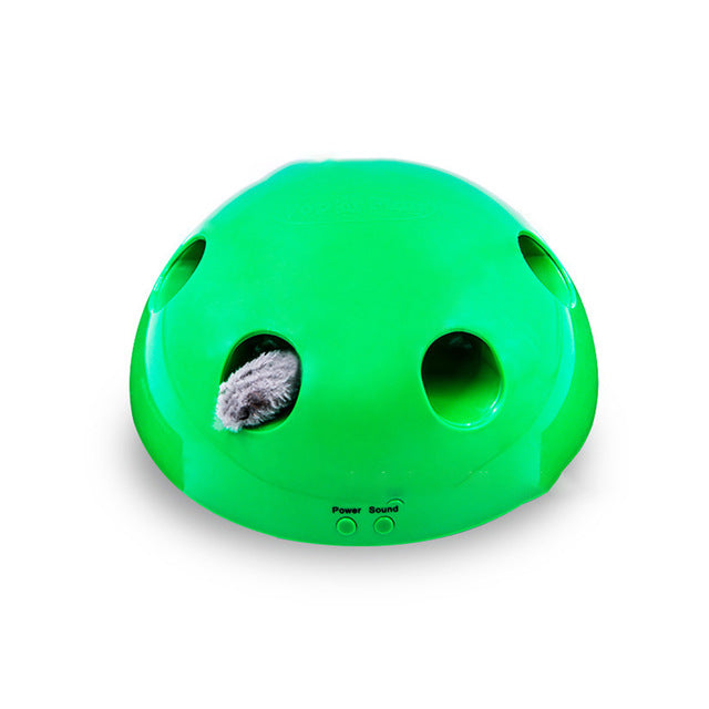 Electric Pet Cat Traning Toy Funny Game Peek A Boo Play Stimulate Cat Pet Mentally Physically Cat Scratching Device Cat Toy NEW