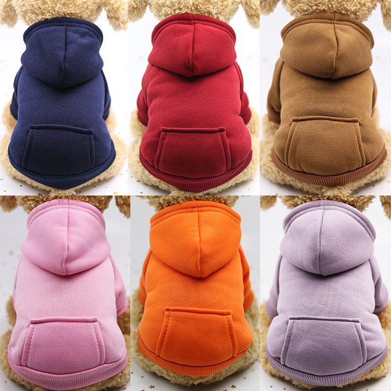 Dog Hoodies Pet Clothes For Dogs Coat Jackets Cotton Dog Clothes Puppy Pet Overalls For Dogs Costume Cat Clothing Pets Outfits