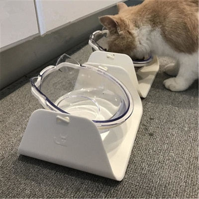 1pcs 15 Degree Adjustable Pet Feeder Bowl Dog Cat Adjustable feed bowl Waterer Feeding Food Pet Dog Dish Feeders Tableware