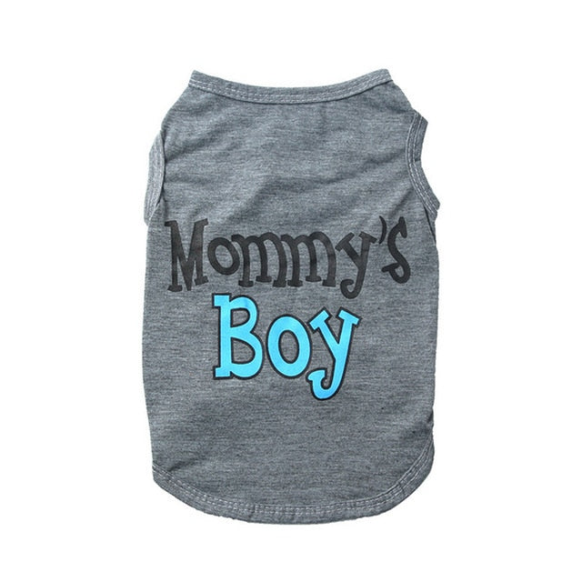 Pet Dog Clothes For Dog Cat Vest T Shirt Pet Costume Cotton Clothes For Small Dogs Chihuahua Mom'Boy Puppy Clothing For Kitty 45